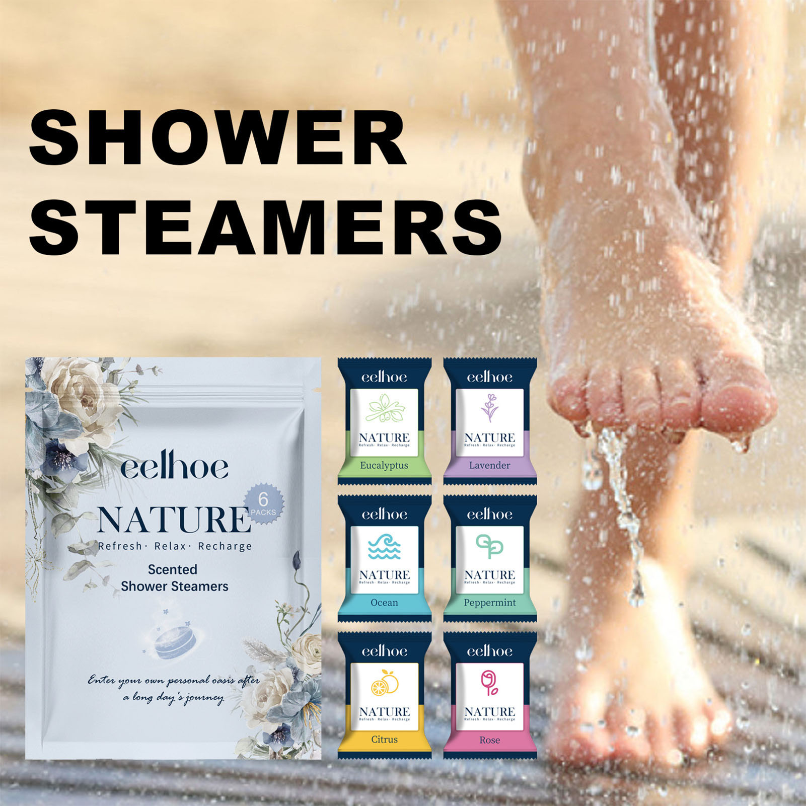 6 compresse per doccia per aro - Shower Steamer Tablet recensione e prezzo